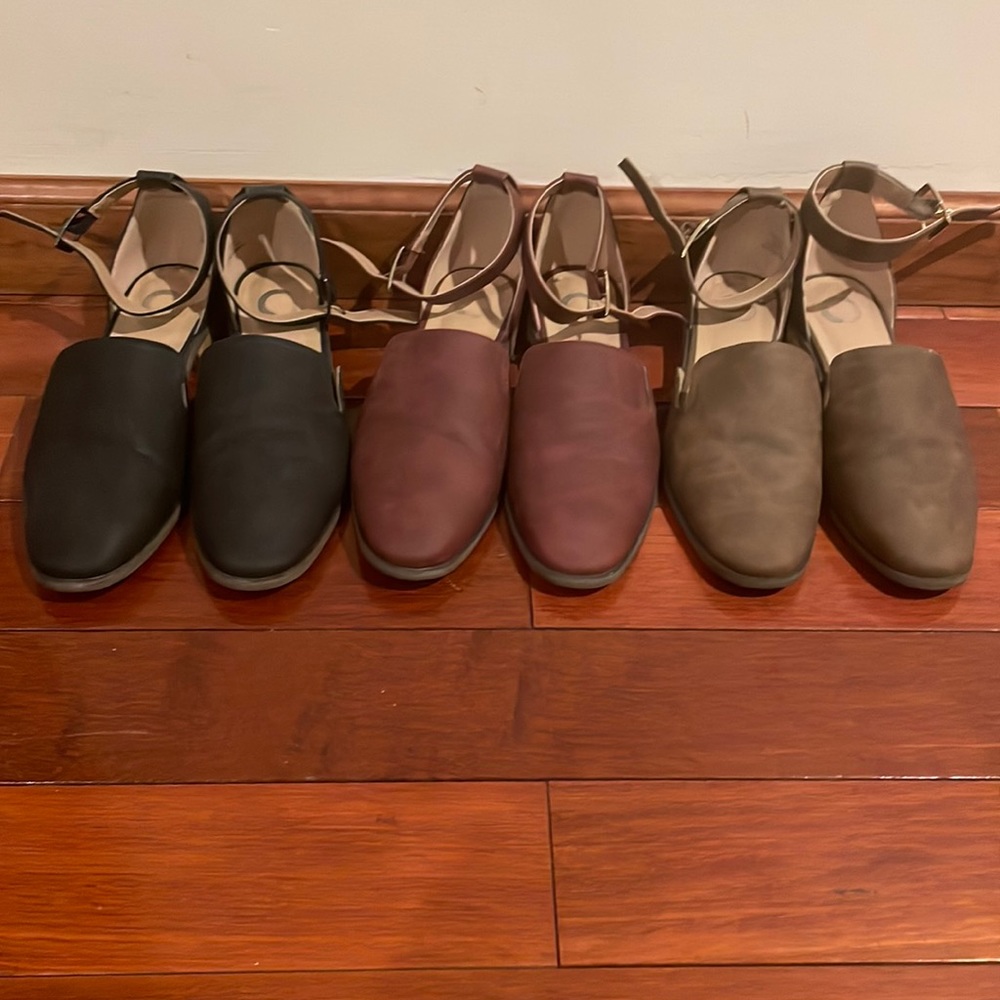 Journee Collection, Loreta Flats, faux leather, combo deal